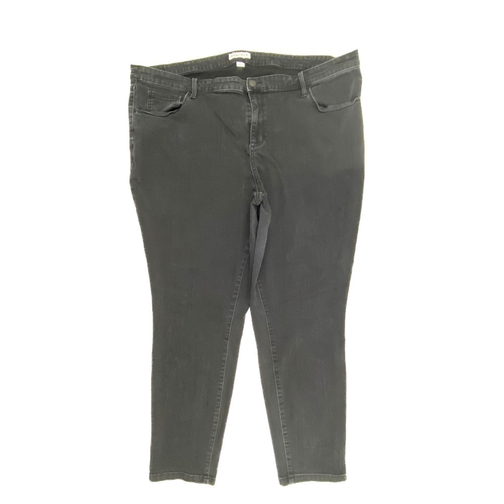 Ava&Viv Skinny Women's size 24W Black Denim Jeans